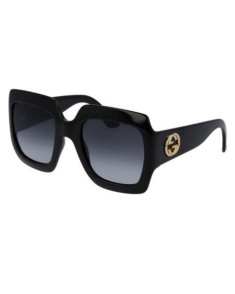 women's gucci rectangular sunglasses|Gucci women's oversized square sunglasses.